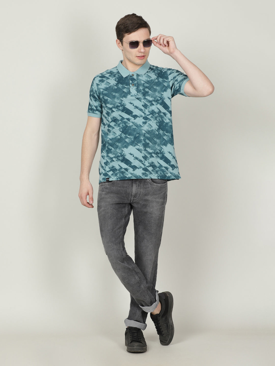 Crocodile AOP Slim Fit T-shirt