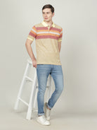 Crocodile Yellow Stripe T-shirt