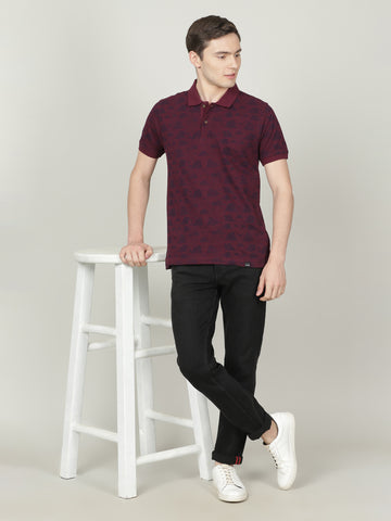 Crocodile Red All Over Print T-shirt