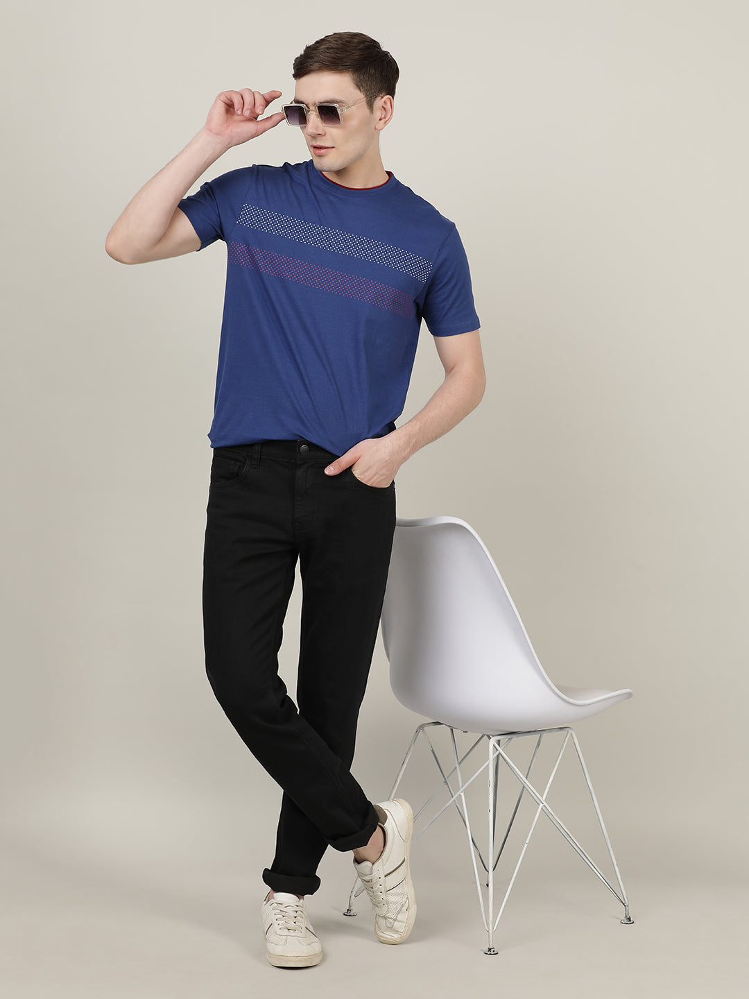 Crocodile Men Black Slim Fit Jean