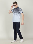 Crocodile Blue Slim Fit T-shirt