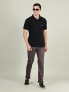 Crocodile Men Solid Polo Pockets T-Shirt