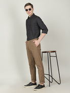 Crocodile Brown Trim Fit Trouser